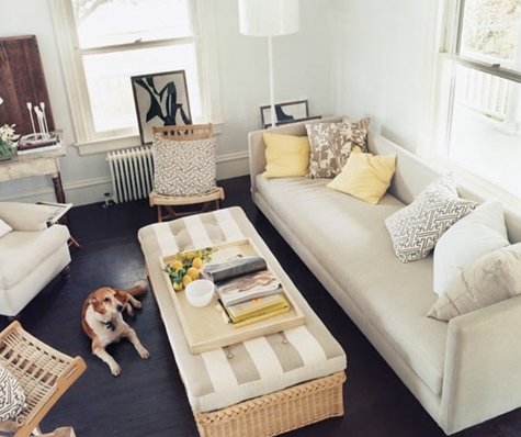 Dark Flooring - Living Room