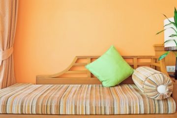 Orange and Green Decor