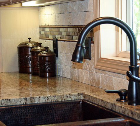 Kitchen Backsplash and Countertop