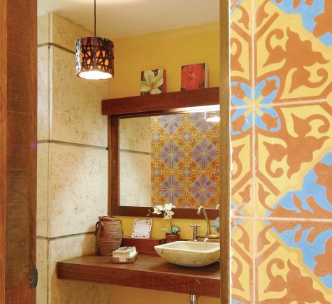 Las Palmas Bathroom - Cuban Tile