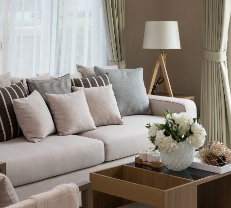 Neutral-Colored Living Room